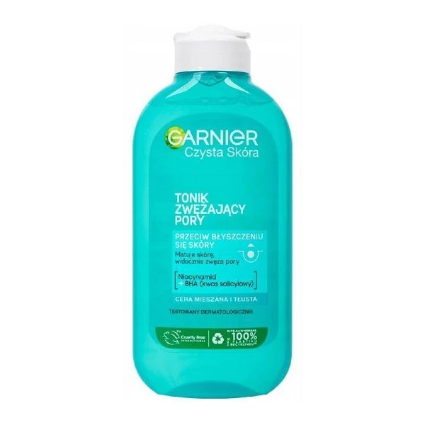 Garnier Czysta Skóra, tonik zwężający pory, skóra mieszana i tłusta, 200ml