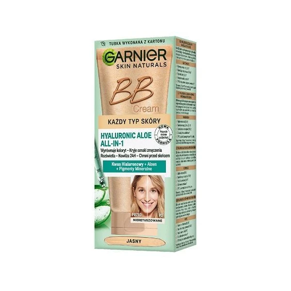 Garnier Skin Naturals, krem BB, SPF 15, odcień jasny, każdy typ skóry, 50ml