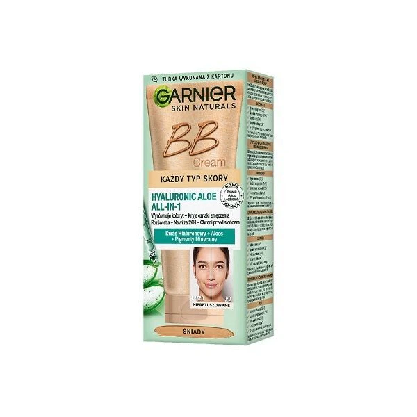 Garnier Skin Naturals, krem BB, SPF 15, odcień śniady, każdy typ skóry, 50ml