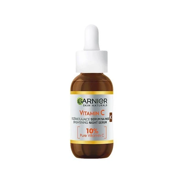 Garnier Skin Naturals, Vitamin C, rozświetlające serum, na noc, 30ml