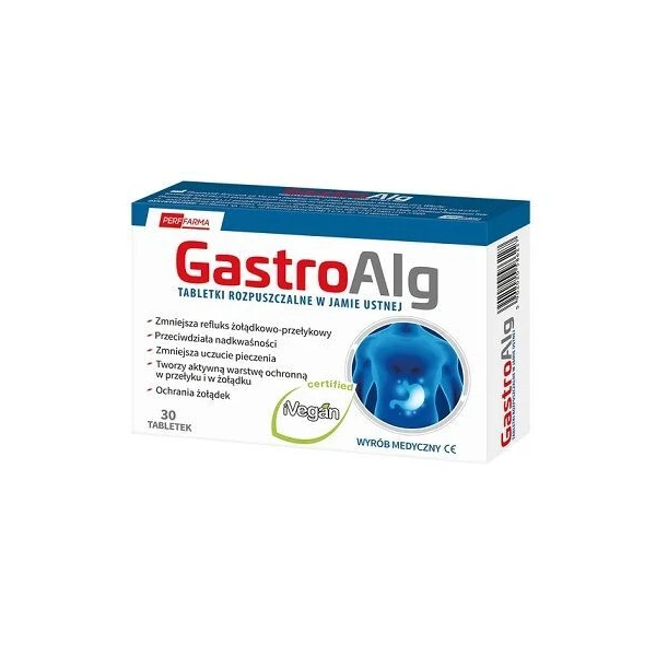 GastroAlg, 30 tabletek rozpuszczalnych w jamie ustnej