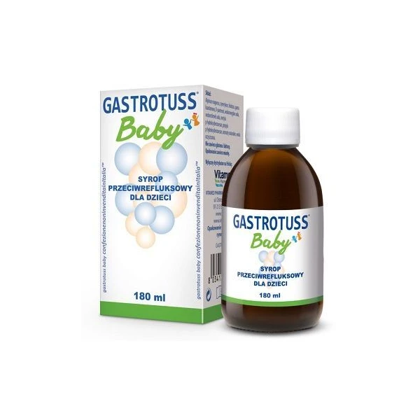 Gastrotuss baby, syrop przeciwrefluksowy dla dzieci, 180ml