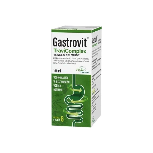 Gastrovit TraviComplex 4,525g/5ml, płyn doustny, 100ml