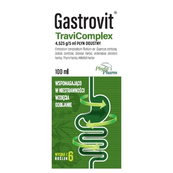 Gastrovit TraviComplex 4,525g/5ml, płyn doustny, 100ml