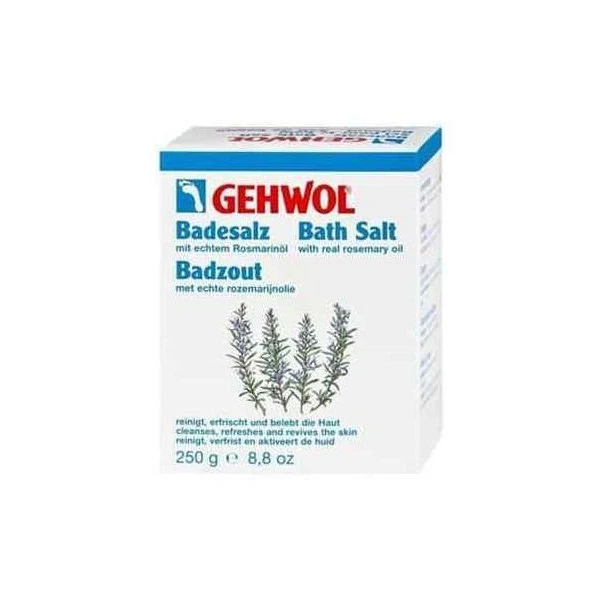Gehwol Badesalz, sól do kąpieli z rozmarynem, 10 saszetek po 25g