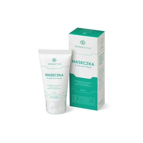 Genactiv Colostrum, maseczka do twarzy, 50ml