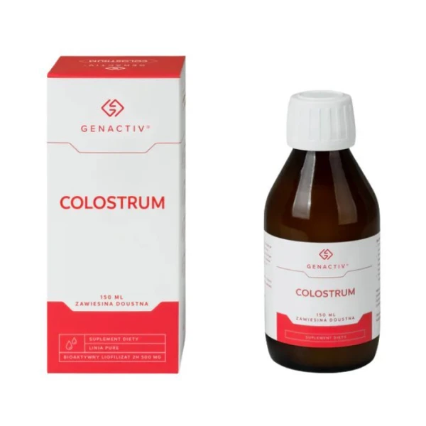 Genactiv Colostrum, zawiesina doustna, dla dorosłych i dzieci po 3 roku życia, 150ml