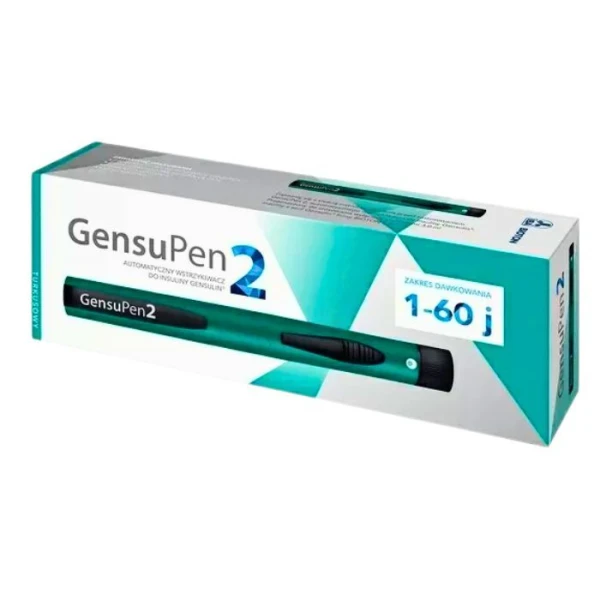 GensuPen 2, automatyczny wstrzykiwacz do insuliny, turkusowy, 1 sztuka