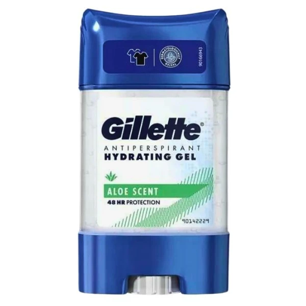 [DATA - 2026-10-30] Gillette Aloe Scent, nawilżający antyperspirant w żelu, 48h, dla mężczyzn, 70ml