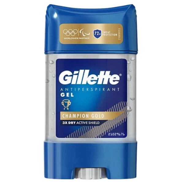 Gillette Champion Gold, antyperspirant w żelu, 72h, dla mężczyzn, 70ml