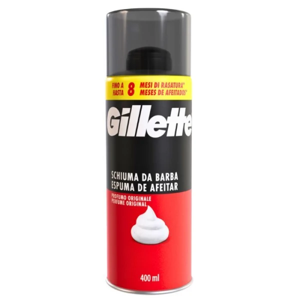 Gillette Original Scent, pianka do golenia do skóry wrażliwej, 400ml