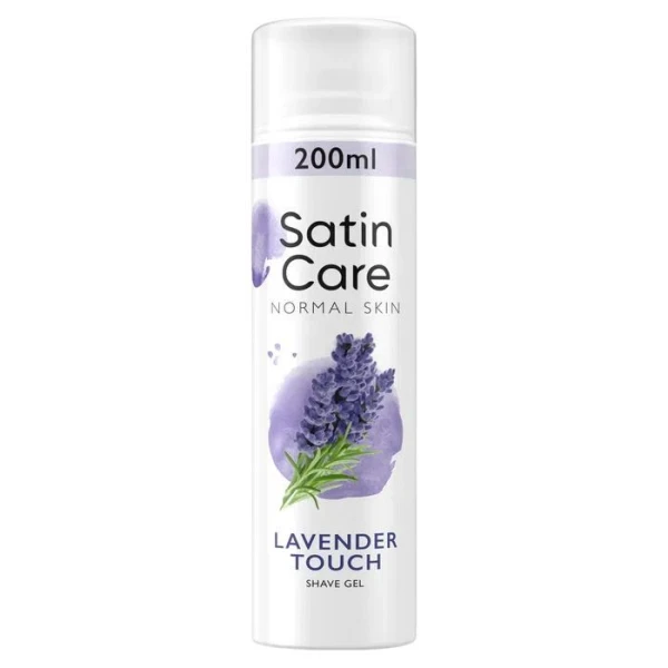 Gillette Satin Care, żel do golenia, Normal Skin, Lavender Touch, 200ml