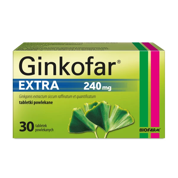 Ginkofar Extra 240mg, 30 tabletek