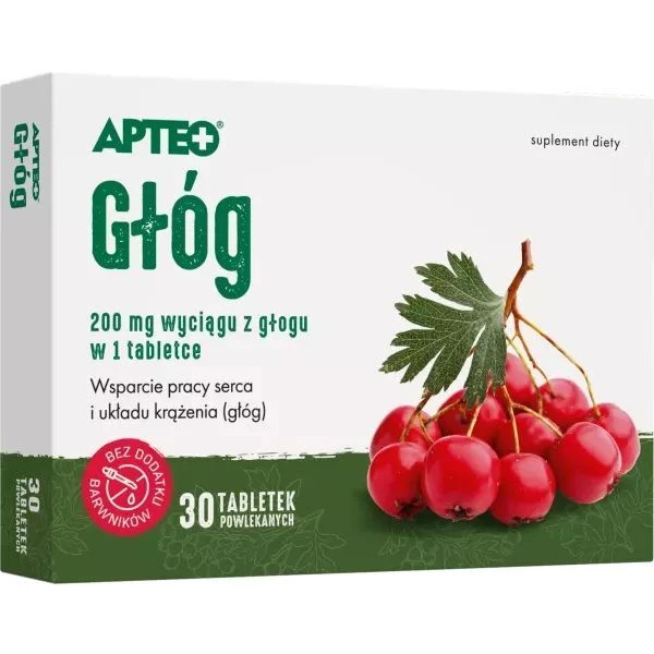 Głóg, Apteo, 30 tabletek