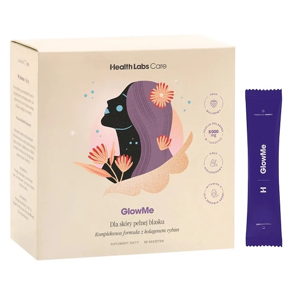 [DATA - 2027-01-31] Health Labs Care, GlowMe, proszek, 30 saszetek