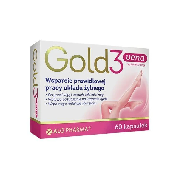 Gold3vena, 60 kapsułek