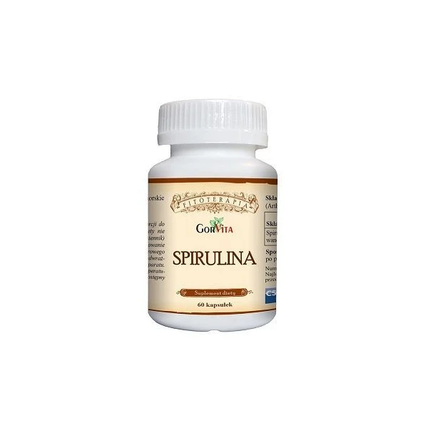 GorVita, spirulina, 60 kapsułek
