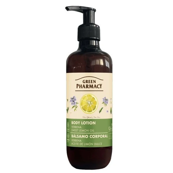 Green Pharmacy, balsam do ciała, werbena i olejek ze słodkiej cytryny, 400ml