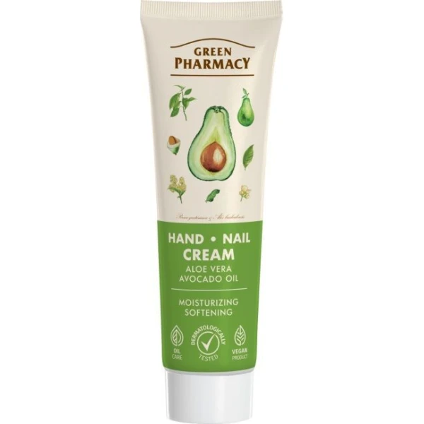 Green Pharmacy, krem do rąk, aloes i awokado, 100ml