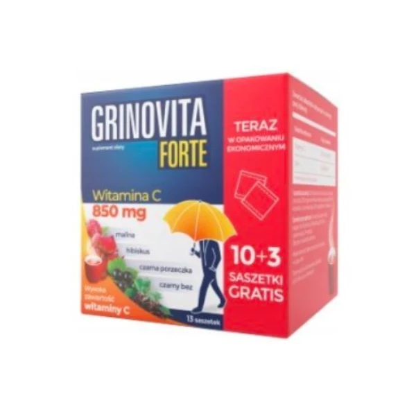Grinovita Forte, proszek, 10+3 saszetki