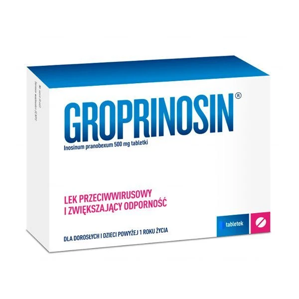 Groprinosin 500mg, 50 tabletek