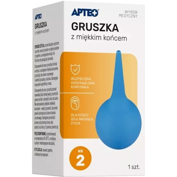Gruszka z miękkim końcem, Apteo, nr 2, 1 sztuka