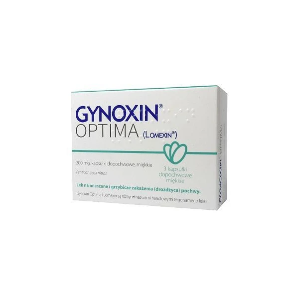 Gynoxin Optima 200mg, 3 kapsułki *IR