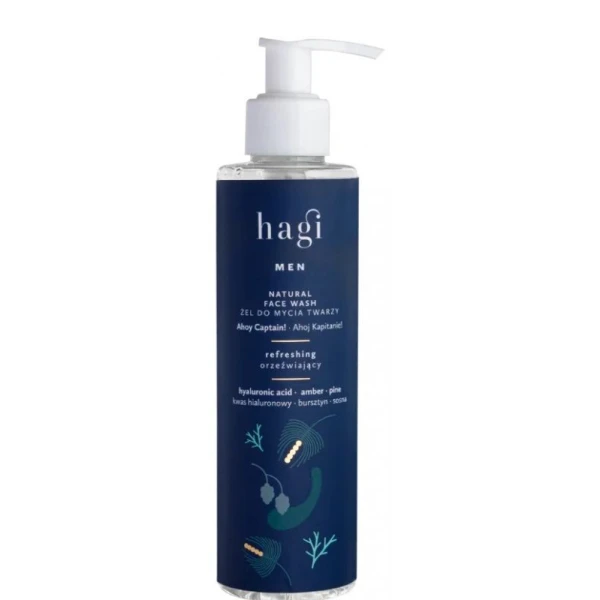 Hagi Ahoj Kapitanie, żel do mycia twarzy dla mężczyzn, 200ml