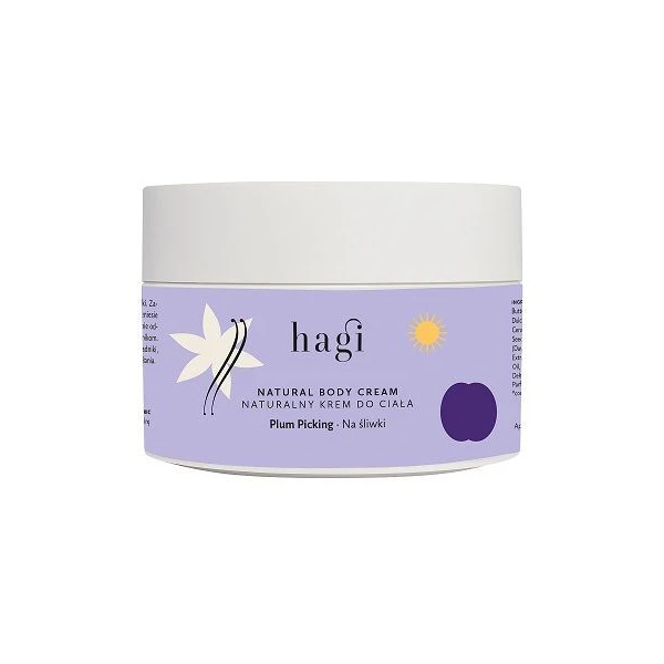 Hagi Na Śliwki, naturalny krem do ciała, 200ml