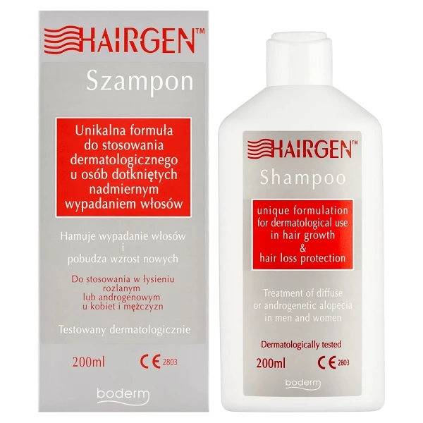 Hairgen, szampon do stosowania w łysieniu u kobiet i mężczyzn, 200ml