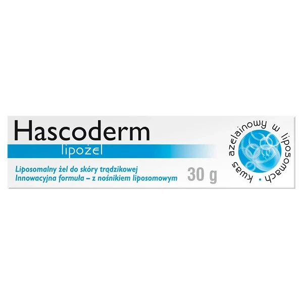 Hascoderm Lipożel, liposomalny żel do skóry trądzikowej, 30g