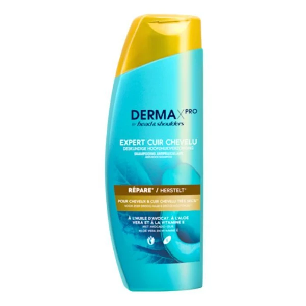 Head & Shoulders Derma X Pro Repare, szampon przeciwłupieżowy do codziennego stosowania, regenerujący, 225ml
