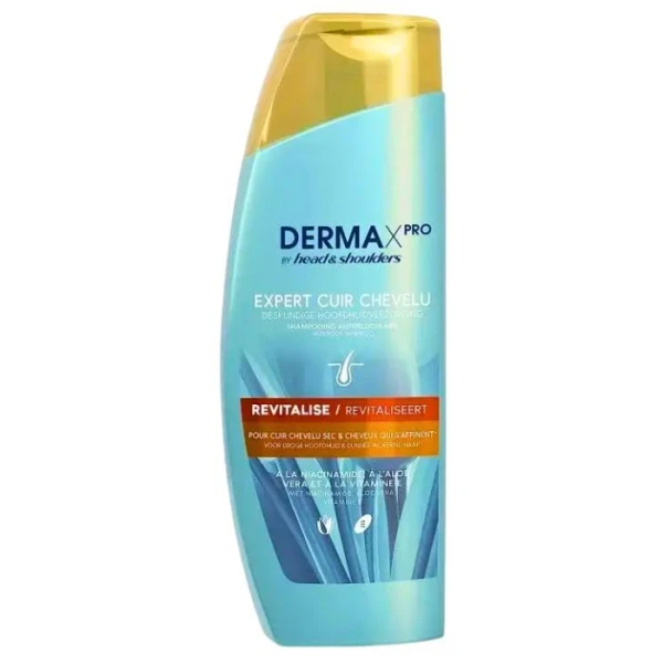 Head & Shoulders Derma X Pro Revatilise, szampon przeciwłupieżowy do codziennego stosowania, odżywczy, 225ml