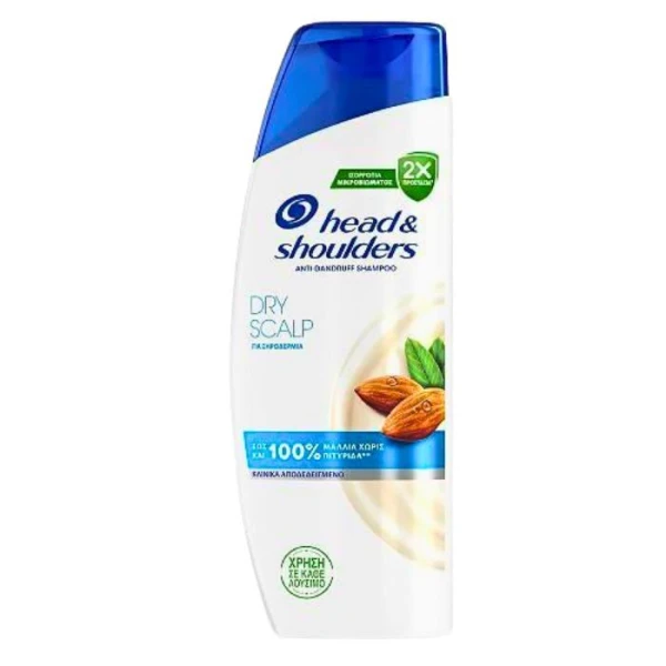 Head & Shoulders Dry Scalp, szampon przeciwłupieżowy do codziennego stosowania, z olejkiem migdałowym, 330ml