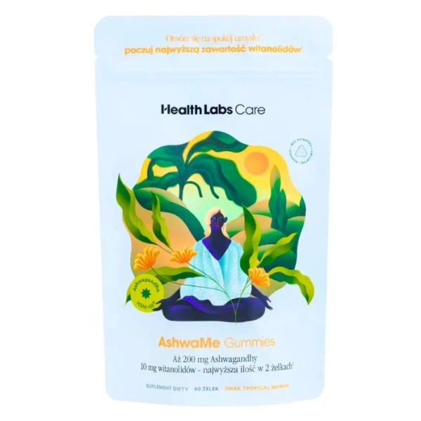 [DATA - 2026-08-30] Health Labs Care, AshwaMe Gummies, żelki, 60 sztuk