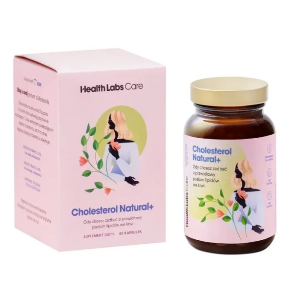 Health Labs Care, Cholesterol Natural+, 60 kapsułek