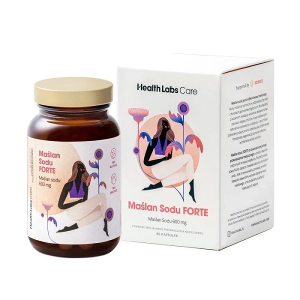 Health Labs Care, Maślan Sodu Forte, 60 kapsułek