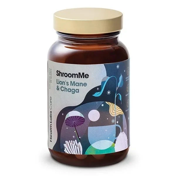 Health Labs Care, ShroomMe Lion’s Mane & Chaga, proszek, 90 dawek (45,54g)