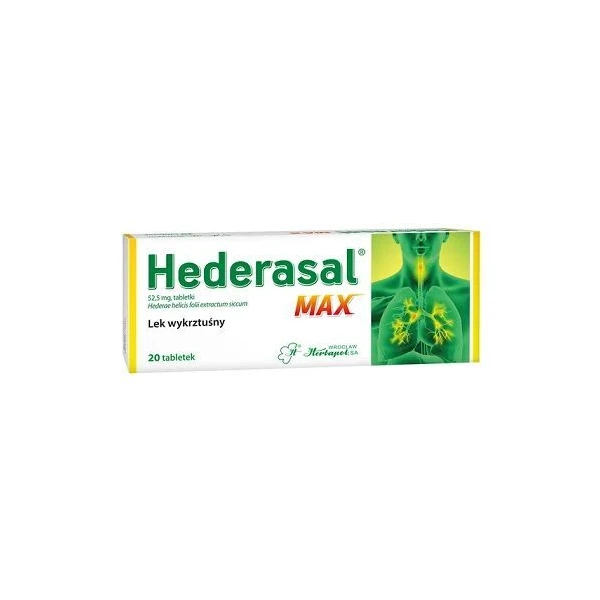 Hederasal Max 52,5mg, 20 tabletek