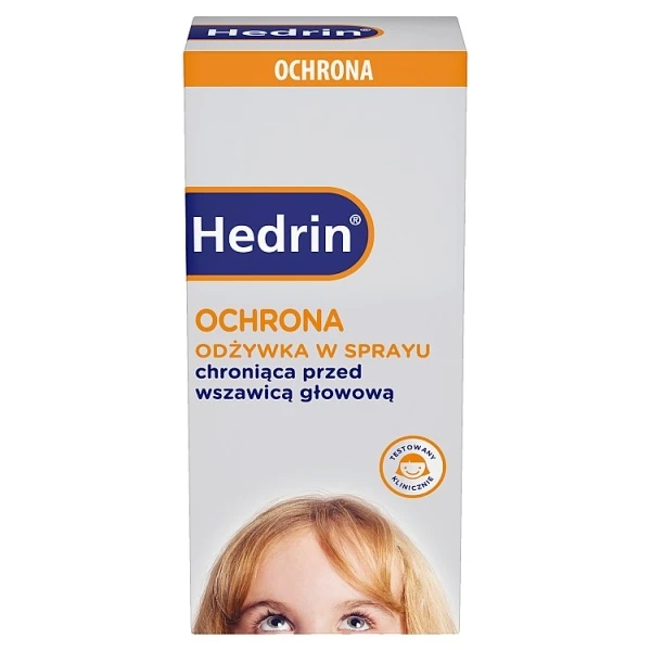 Hedrin Ochrona, odżywka chroniąca przed wszawicą głowową, spray, po 6 miesiącu życia, 100ml