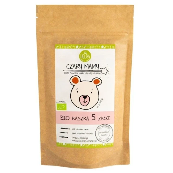 Helpa Czary Mamy, kaszka 5 zbóż, Bio, 200g