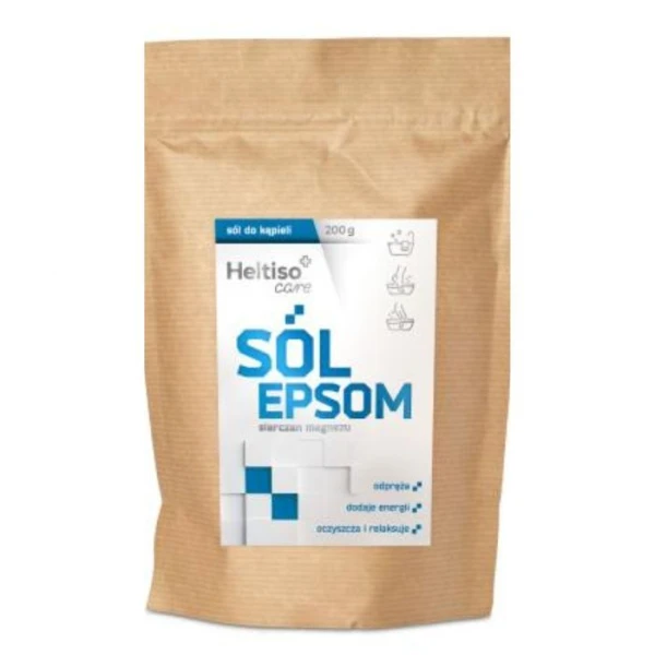 Heltiso Care, sól Epsom do kąpieli, 200g