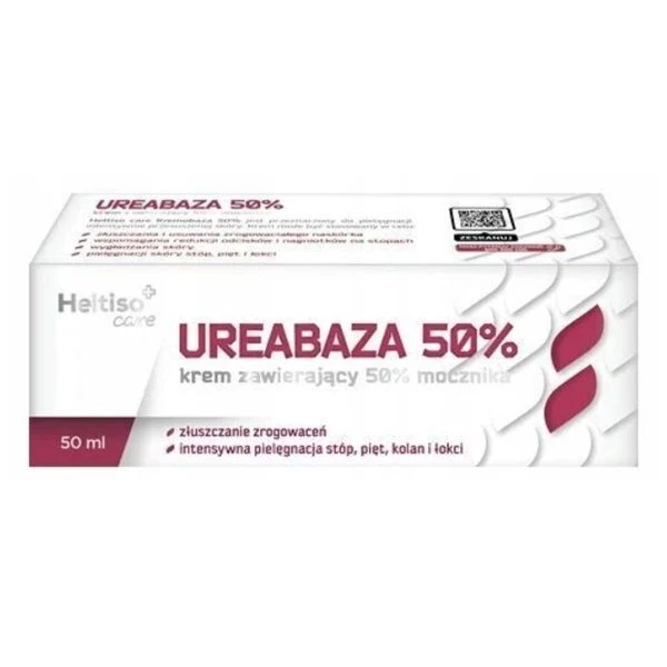 Heltiso Care, Ureabaza 50%, krem, 50ml