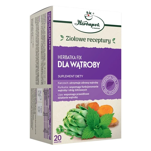 Herbatka Dla Wątroby fix, 20 saszetek