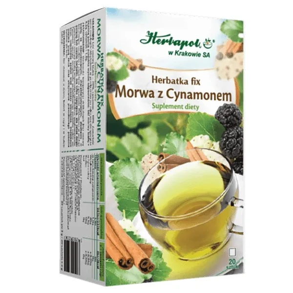 Herbatka Morwa z Cynamonem fix, 20 saszetek