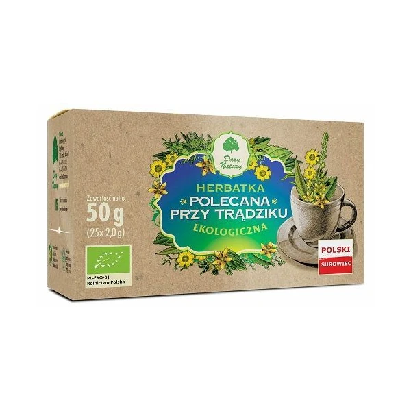 Herbatka polecana przy trądziku, ekologiczna, 25 saszetek