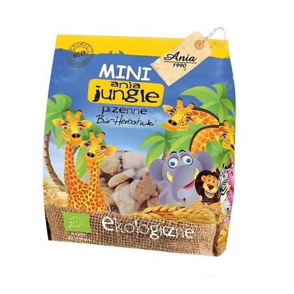 Herbatniki naturalne, Mini Jungle, 100 g