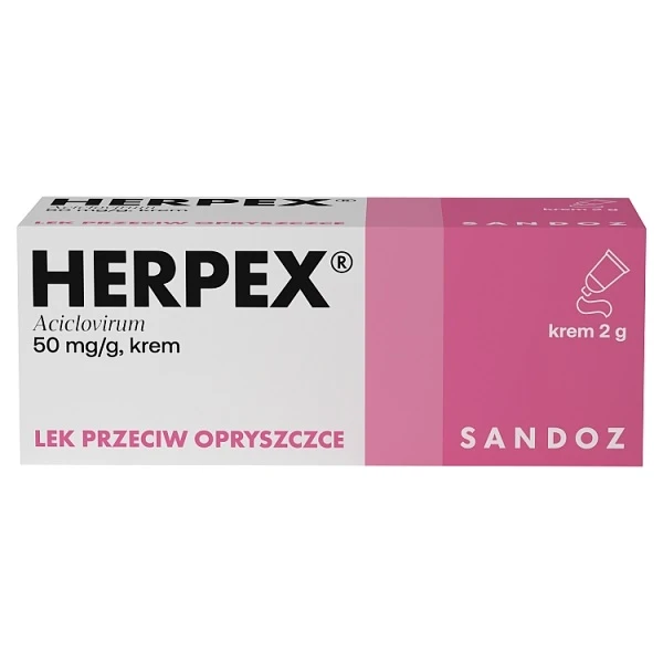 Herpex 50mg/g, krem, 2g