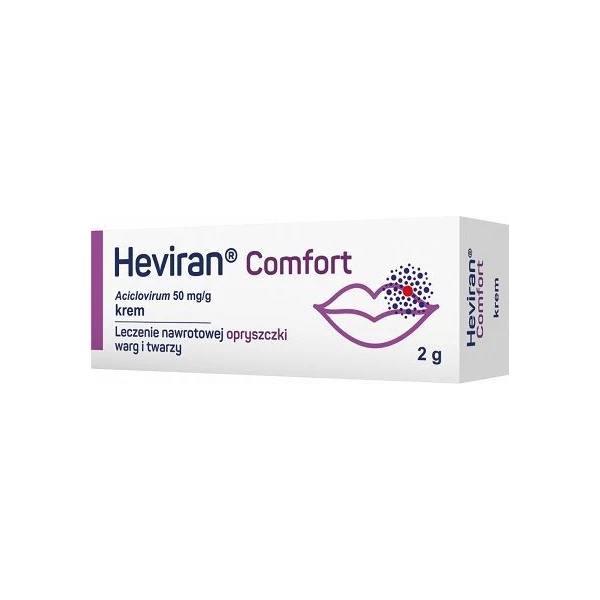 Heviran Comfort 50mg/g, krem, 2g