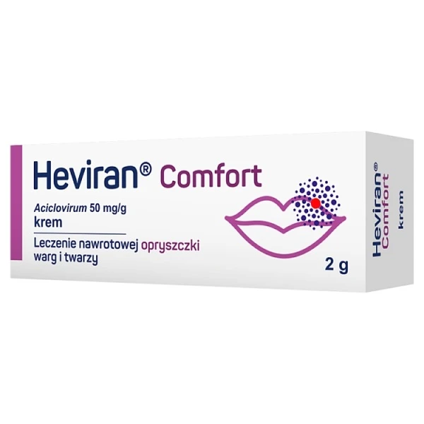Heviran Comfort 50mg/g, krem, 2g